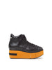 Hallie Napasoft Black Sole Orange/Black