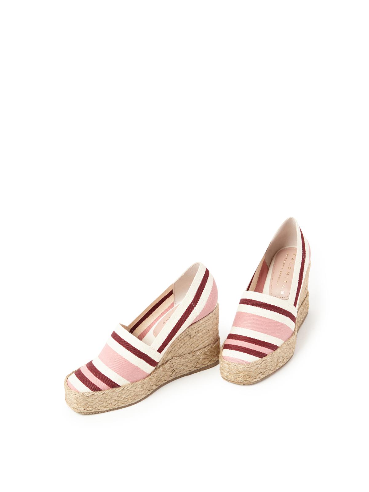 MINORI CANVAS STRIPES  ROSE