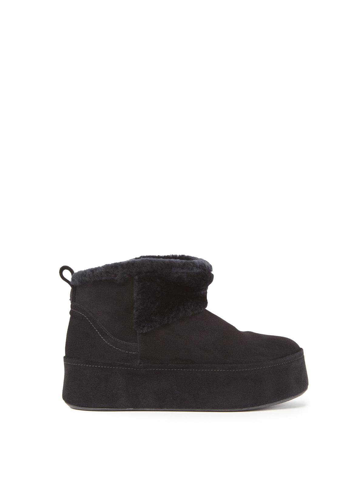 ARABELA SUEDE/MOUTON BLACK/BLACK