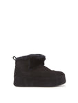 ARABELA SUEDE/MOUTON BLACK/BLACK