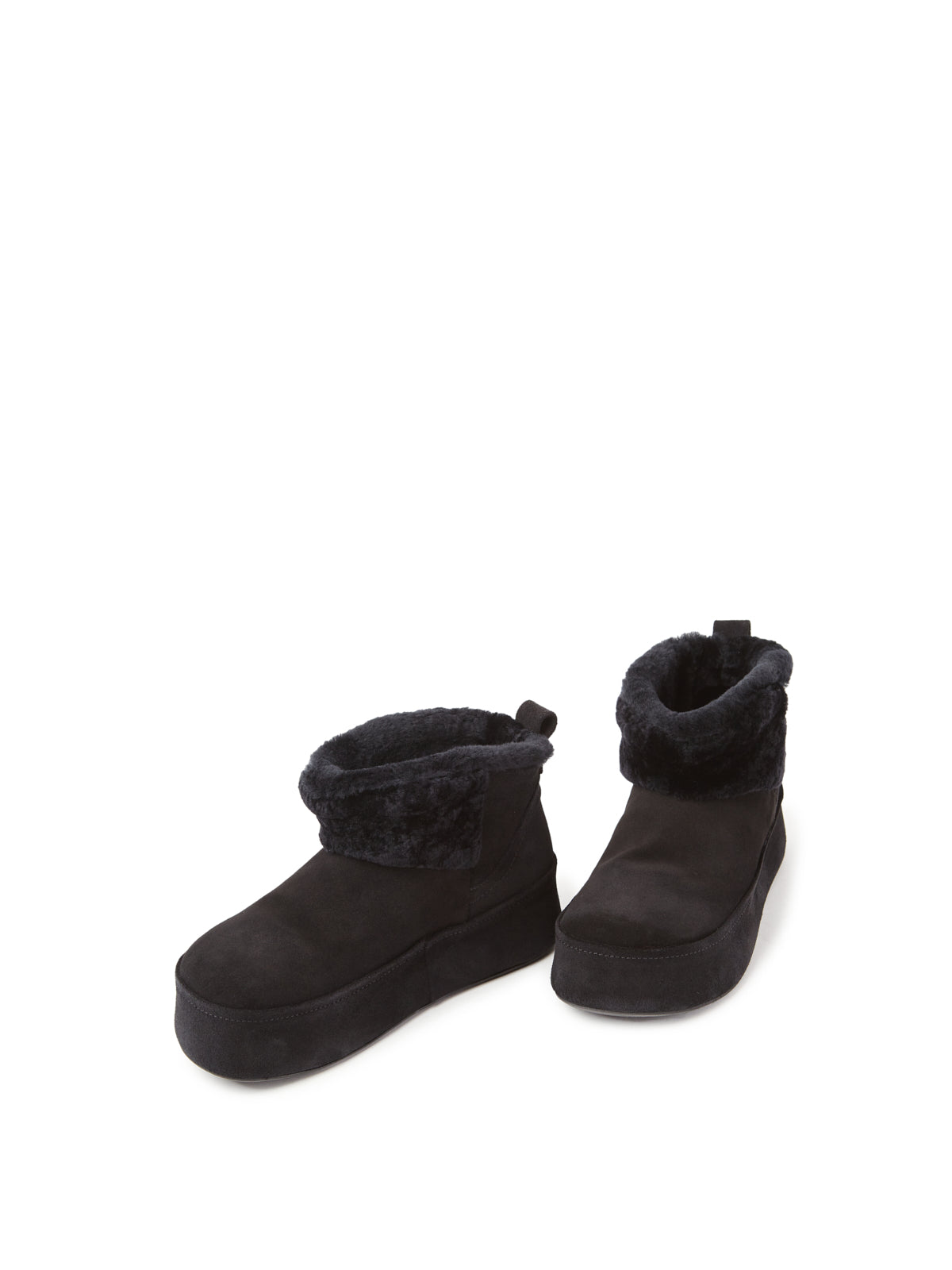 ARABELA SUEDE/MOUTON BLACK/BLACK