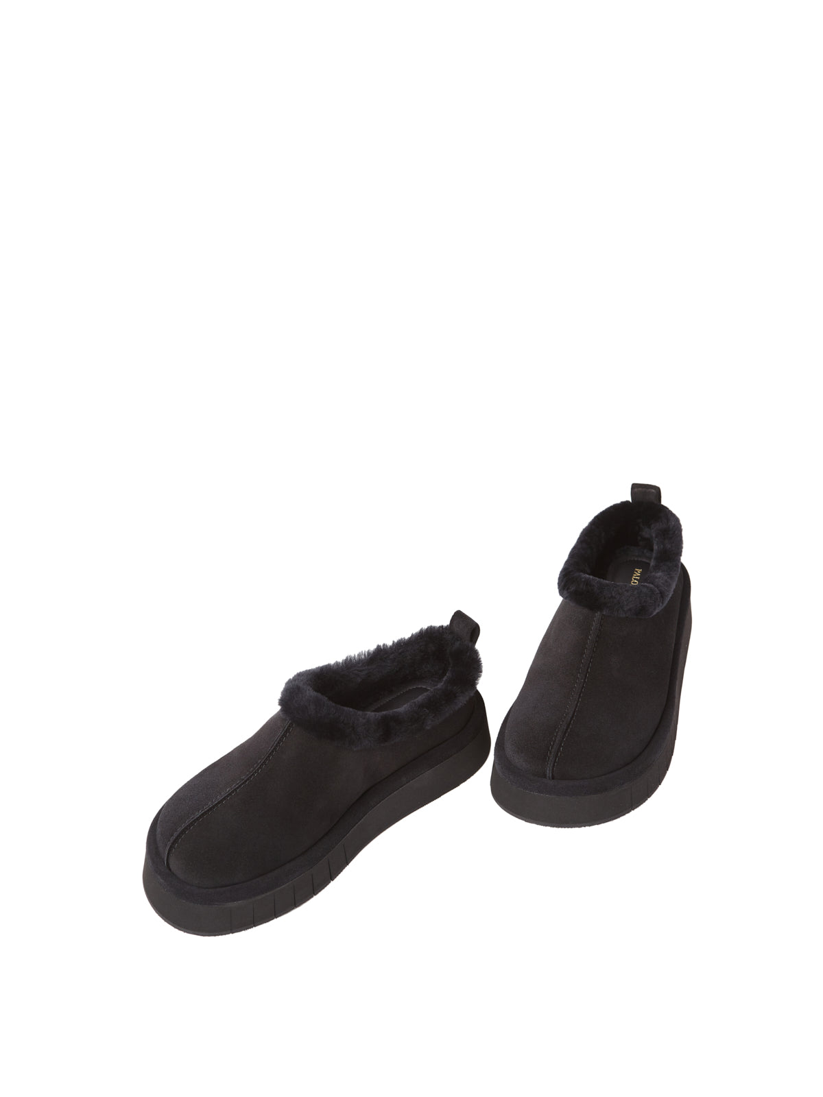 COSIMA SUEDE/MOUTON BLACK/BLACK