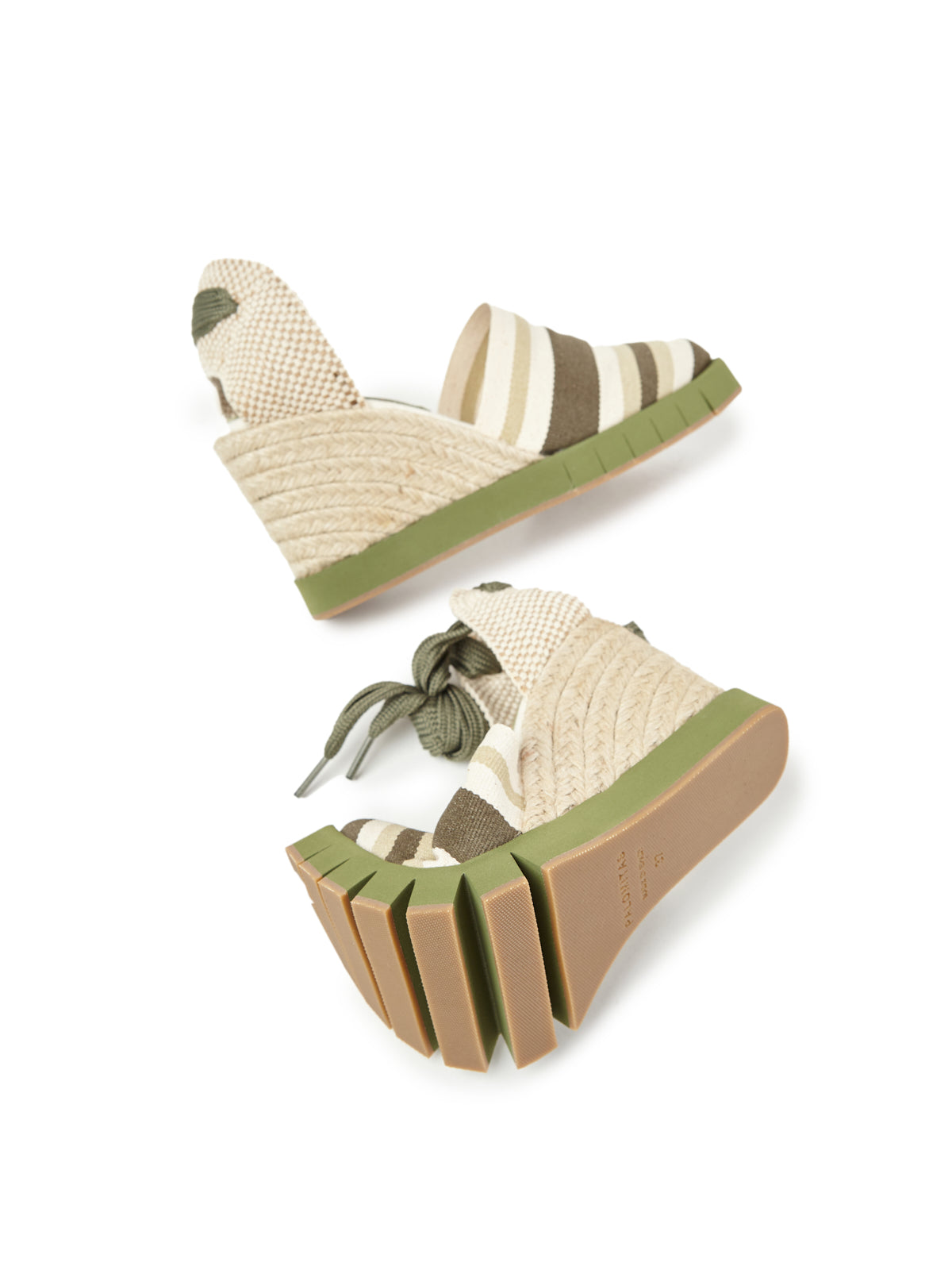 RISSU CANVAS STRIPES KHAKI